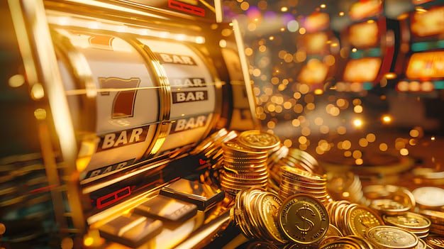Tampilan slot online kasino di v77game